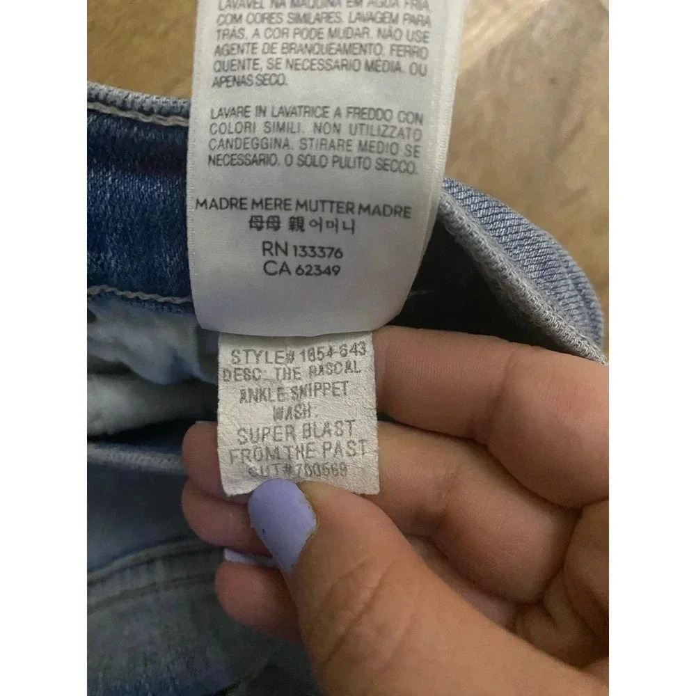 Mother The Rascal Ankle Snippet in Super Blast From The Past Size 27 - Picture 12 of 12